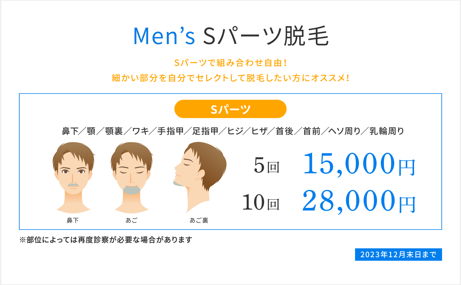 メンズレーザー脱毛