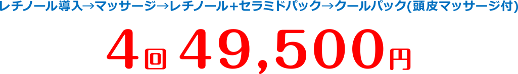 1回20,000円 → トライアル　12,000円（税込12,960円） 4回  45,000円（税込48,600円）